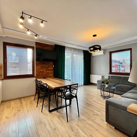 Stylish Apartment Oldtown Riverview Balcony Gdansk Dış mekan fotoğraf