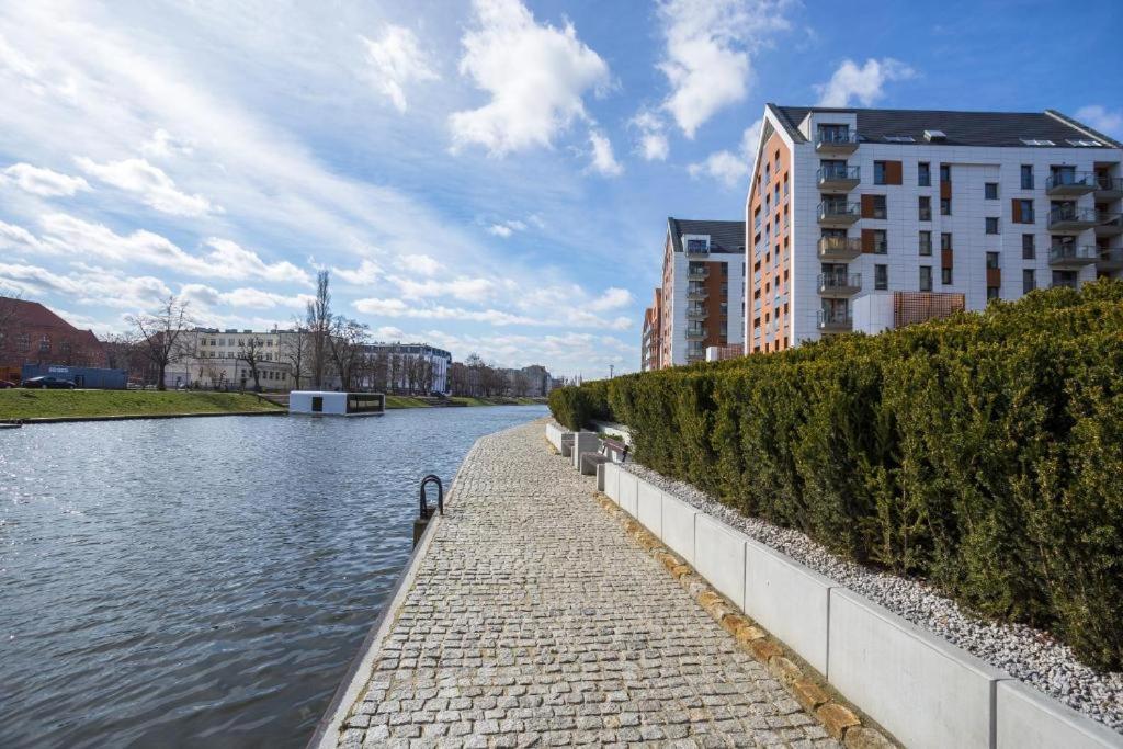 Stylish Apartment Oldtown Riverview Balcony Gdansk Dış mekan fotoğraf